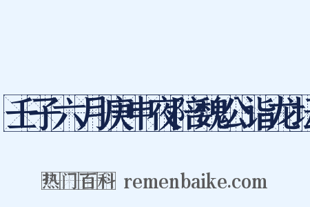 壬子六月庚申夜陪魏公诣龙坛是什么意思的图片